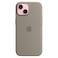 Apple Silicone Case Cover With MagSafe For iPhone 15 Clay