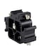 Generic - Multi-Functional Three-Head Shoe Flash Camera Bracket 6cm Black