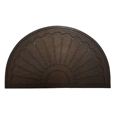 DC0217 Home Decor Oval Door Mat Brown
