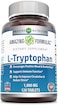 Amazing Nutrition L-Tryptophan 1000mg Tablets (Non-Gmo,Gluten Free) Encourages Positive Mood &amp; Restful Sleep, Supports Immune Function, Helps To Improve Circulation &amp; Reduce Stress* (120 Count)