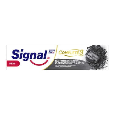 Signal Complete 8 Antibacterial Charcoal Toothpaste - 100 Ml
