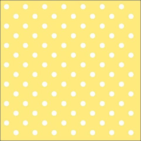 Ambiente Large Yellow Pastel Dots Napkins