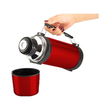 ترمس حراري لا فيتا ستانلس ستيل - 0.75 لتر - احمر