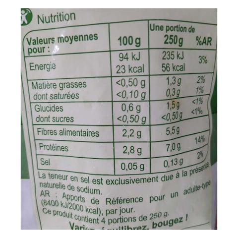 Carrefour Frozen Minced Spinach Verdur 1Kg