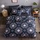 DEALS FOR LESS- King Size Bedsheet , 6  piece Duvet Cover Bedding Set , Geometric Design.