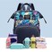 PALVOX Diaper baby Changing Travel Bag Backpack Multifunction Large Capacity (Blue)