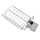 Generic-Kitchen Sponge Holder Brush Soap Organizer Faucet Storage Rack Sink Caddy Sponge Holder Shower Tray Stainless Steel Drainer Shelf