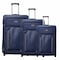 VOLTAIR SOFT TROLLEY SET 3PCS BLUE