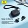 Baseus Wireless Earbuds Bluetooth 5.3, Bowie E17 Headphone In-ear Earphone, ENC Mics Noise Cancelling Headset, 25H Play Time Fast Charging, 12mm Large Driver (Black)