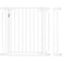 Baby Safe - Metal Safety LED Gate w/t 10cm Extension - White