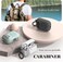 VRS Design Modern Lock For Airpods Pro 2nd Generation Case (2022) Airpods Pro 2 Case Cover With Carabiner - White