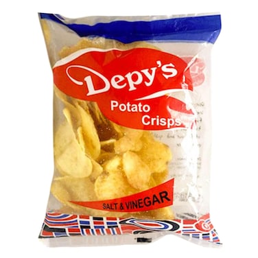 Depys Salt And Vinegar Potato Crisps 100G