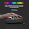 HXSJ L600 87 Keys Wired Mechanical Keyboard Two-color Injection Keycap White Backlight Detachable Type-C Cable (Black)
