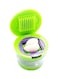 Generic Stainless Steel Garlic Chopper, 24x2x9cm - Green/Clear