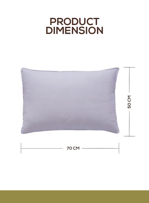 Preimum Quality Soft Cotton Sleeping Bed Pillow with  Korean H.S Fiber Filling