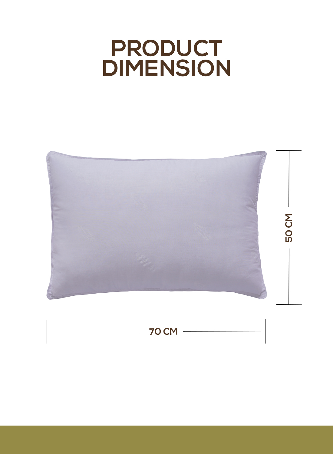 Preimum Quality Soft Cotton Sleeping Bed Pillow with  Korean H.S Fiber Filling