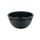 Gab Plastic Salad Bowl With Rim, Black, 14cm