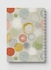Lowha Spiral Notebook With 60 Sheets And Hard Paper Covers With Cool Seamless Abstract Design, For Jotting Notes And Reminders, For Work, University, School