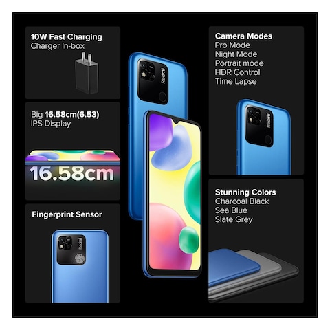 Redmi 10A 3GB RAM 64GB Smartphone Sky Blue