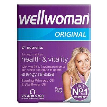 Vitabiotics Wellwoman Original Health And Vitality Supplements Supplements 30 Tablets