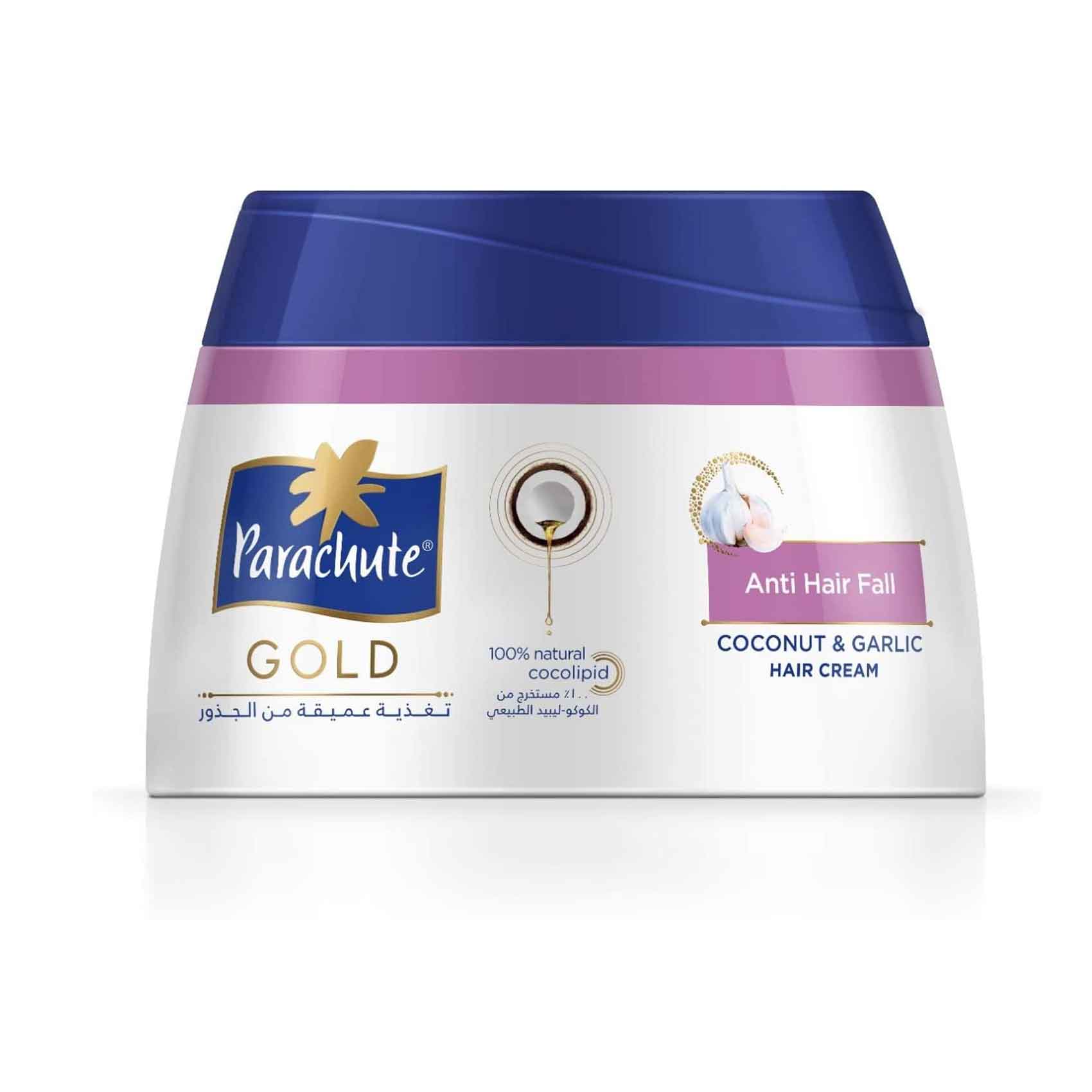 Parachute Gold Anti Hair Fall Coconut And Garlic Hair Cream White 140ml