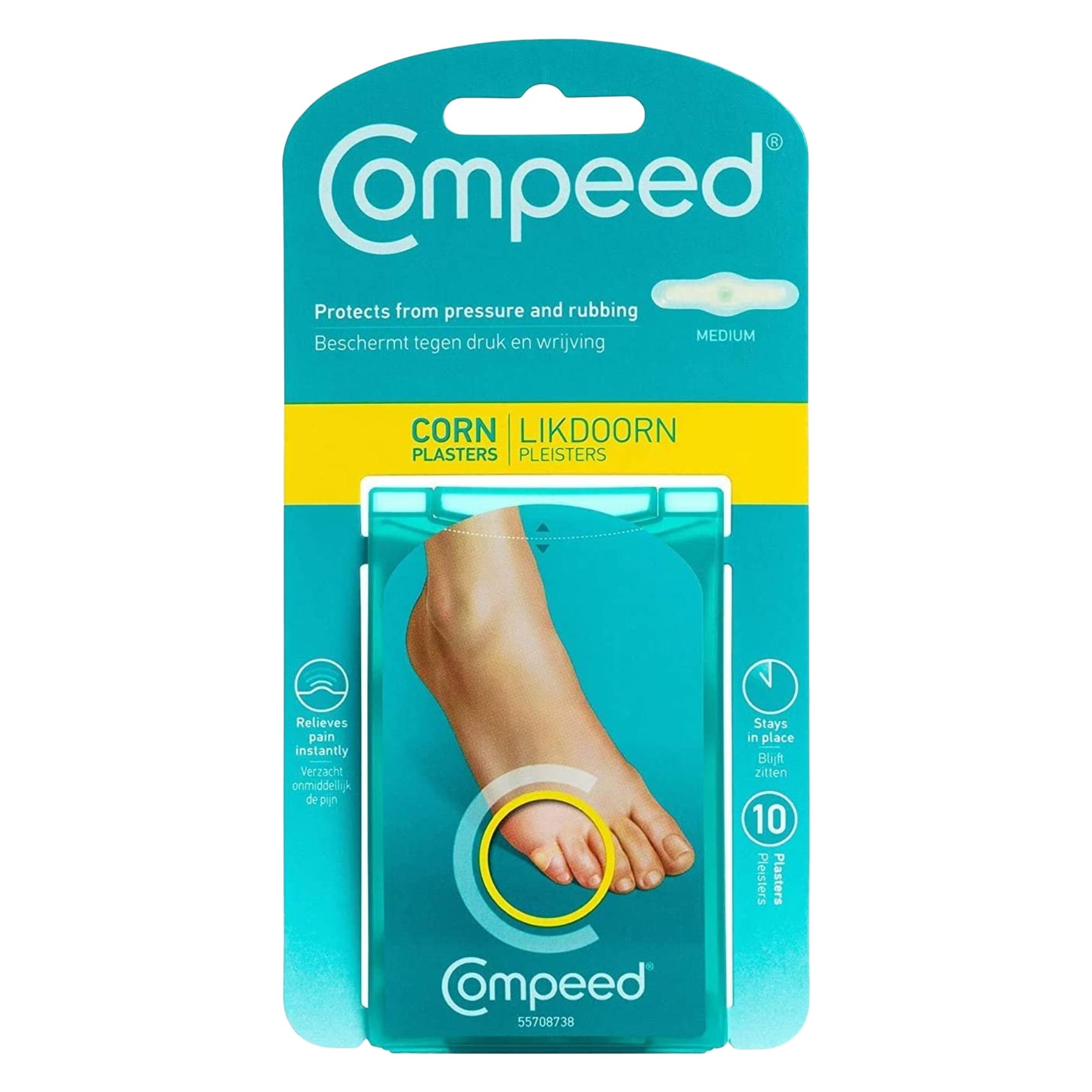 COMPEED CORN PLASTERS MED 10&#39;S
