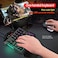 HXSJ V500 35 Keys Colorful Mixed Light Gaming One-handed Keyboard, Built-in Converter, Support for Ps3 / Ps4
