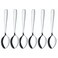 Tramontina Since 1911, Made In Brazil Amazona 6 Pieces Stainless Steel Coffee Spoons With High Gloss Finish