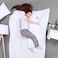 Comfy Microfibre Body Pillow - White