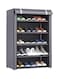 Generic 5-Layer Shoe Rack Grey 60x30x90cm