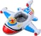 ESSEN - Swimming Float Inflatable Swim Ring - Airplane