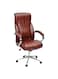 Sulsha Furniture Executive Ergonomic Office Chair, Computer Desk Chair, PU Leather, Steel Structure, Smooth Lumbar Support With Adjustable Height