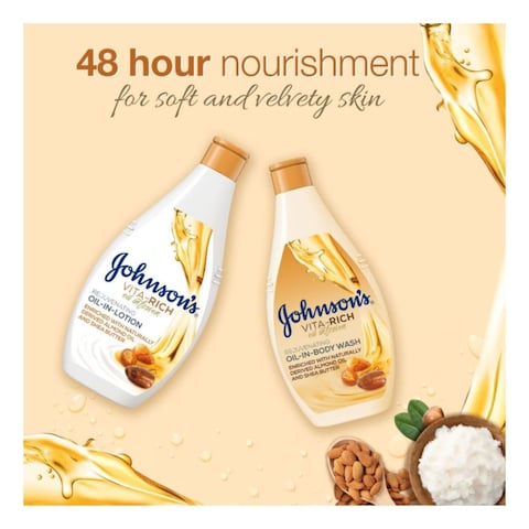 Johnson&#39;s Vita-Rich Oil Infusion Rejuvenating Oil-In-Lotion White 400ml