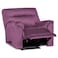 In House Velvet Rocking Recliner Chair - Light Purple - AB01