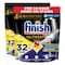 Finish Quantum Ultimate Pro Lemon Dishwasher Tablets Red 32 PCS Pack of 2