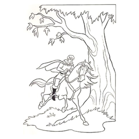 The Princess And The Pea Paperback Coloring Book