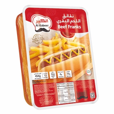 Al Kabeer Beef Franks 454g