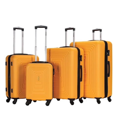 Luggage Set of 4 PCS ABS Hardside Travel Luggage Bag 20/24/28/32 Inches