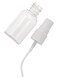 Generic 5-Piece Cosmetic Liquid Spray Bottle White/Clear