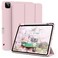 HYX Case For iPad Pro 12.9-Inch (2022/2021//2020/2018 Model, 6th/5th/4th/3rd Generation), Compatible with Pencil, Cover Auto Wake/Sleep (Pink)