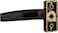 ABBASALI ALUMINIUM DOOR HANDLE BLACK WITH 20MM LOCK BODY