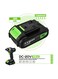 Letton - Impact Driver Power Tool With Accessories Set Black/Green/Silver 17centimeter