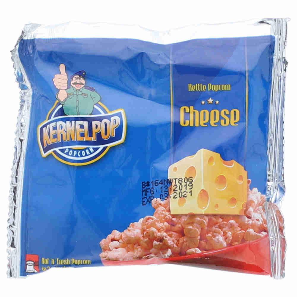 Kernelpop Cheese Popcorn Sachet 80 gr