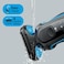 Braun Shaver Series 5 Easyclean - 51-B1000S Wet &amp; Dry Electric Shaver, Auto Sense Technology, 3 Flexible Blades, Waterproof - Blue