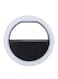 Generic - Portable LED Selfie Ring Lamp Clip Black