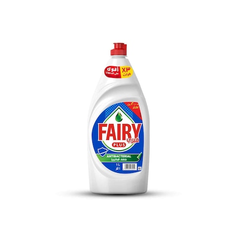 Fairy Plus Antibacterial Dishwashing Liquid Soap With alternative power to bleach 1L