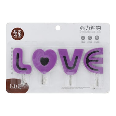 Strong Adhesive Hook (Love design)