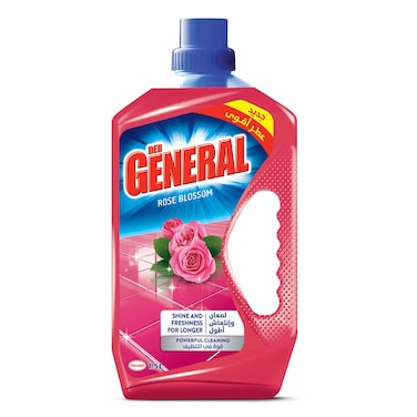Der General All purpose Cleaner Liquid  New Shine  And Freshness with Stronger Perfume  1.5L Rose