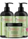 Mielle Organics Rosemary Mint Strengthening Trio Set - Shampoo, Conditioner, Hair Mask - Infused With Biotin, Cleanses And Helps Strengthen Weak And Brittle Hair 1050ml