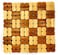 Beautiful &amp; Attractive Bamboo Trivet Tea Mat for your Dining Table (19 CM), Insulating Mat, Eco-friendly Useful Kitchen Accessory &amp; Decor (Square Table-ware) (Pack of 1 Unit).